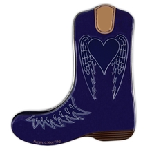 Blue Cowboy Boot - Shaped Mint Tin