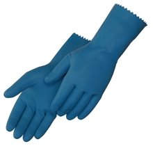 Blue Latex Unsupported Unlined Glove