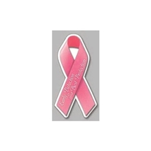 Breast Cancer Awareness Ribbon - Exterior - Auto Die Cut Magnets