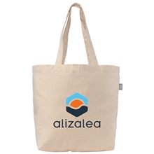 Budget Shopper Tote - 5 oz Recycled Cotton Blend - Heat Transfer