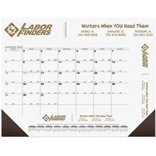 Calendar Desk Pads (21 3/4 x 17) One Color Imprint