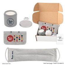 Cali Clay Candle And Neck Wrap Pamper Set