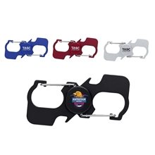 Carabiner Fun Spinner With Bottle Openers
