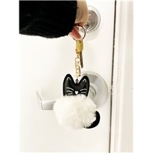 Cat Super Plush Keychain