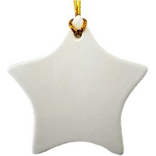 Star Shaped Ceramic Ornaments
