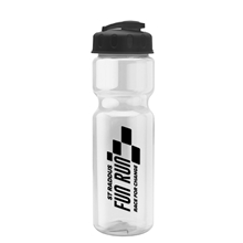 Champion - 28 oz Trans. Bottle - Flip Lid