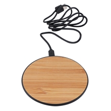 Chi - Charge Pad - Bamboo Or Wood Wireless Charger Pad