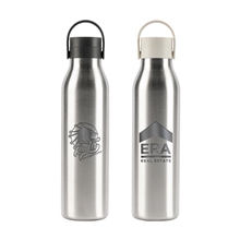 Circular 25 oz Recycled Stainless Bottle, Laser - Premium