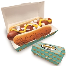 Clamshell Hot Dog Tray Full Color