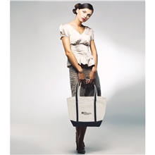 Classic Zippered Canvas Tote