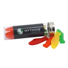 Clever Candy Medium 5 Candy Tube with Gummy Bears