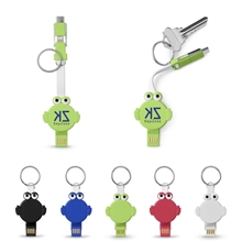 Clipster Charger Buddy 3- In -1 Charging Cable Key Ring