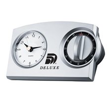 Analog Clock with Mechanical Timer