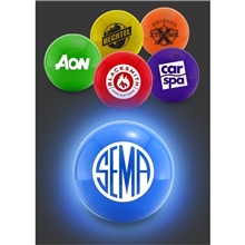 Color Glow Bouncen Blink Lighted Ball with Two White LEDs