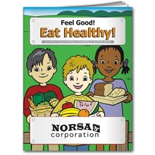 Coloring Book Feel Good Eat Healthy