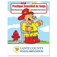 Coloring Book Practice Fire Safety (Spanish)