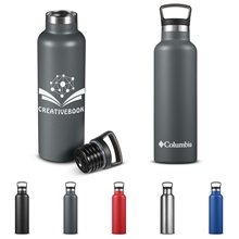 Columbia(R) 21 Fl. oz Double - Wall Vacuum Bottle With Loop Top