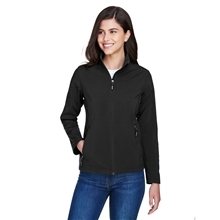 CORE365 Ladies Cruise Two - Layer Fleece Bonded SoftShell Jacket - ALL
