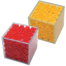 Cube Maze Puzzle - Red or Yellow