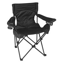 Deluxe Padded Camping Folding Chair With Carrying Bag
