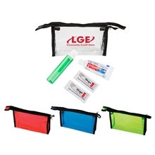 Dental Travel Kit w / Toothbrush, Toothpaste and Blistex Packs