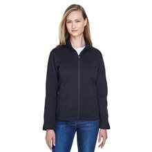 Devon Jones Ladies Bristol Full - Zip Sweater Fleece Jacket
