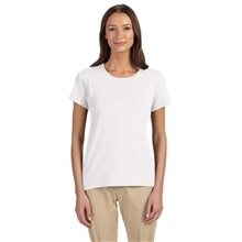 Devon Jones Ladies Perfect Fit(TM) Shell T - Shirt - WHITE