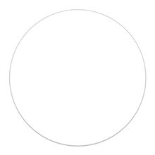 Die Cut Roll Label Circle 1/4 dia. White Gloss Paper