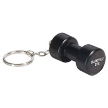 Dumbbell Key Chain Black - Stress Relievers