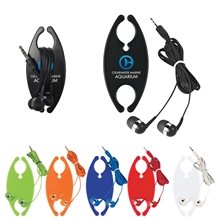 Earbuds With Whizzie Cord Organizer