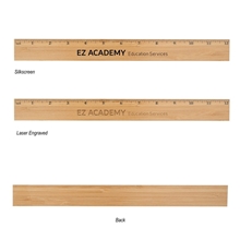 Eco - Friendly 12 Bamboo Ruler