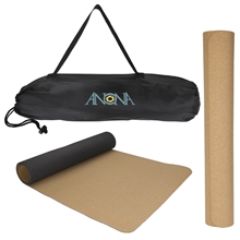 Eco - Friendly Cork Yoga Mat With Carrying Bag