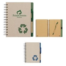 Eco - Inspired Spiral Notebook Pen