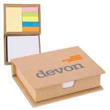 Eco - Recycled Memo Case With Sticky Notes