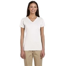 Econscious 4.4 oz, 100 Organic Cotton Short - Sleeve V - Neck T - Shirt - WHITE