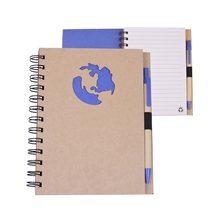 EcoShapes Recycled Die Cut Notebook Globe