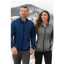 Eddie Bauer(R) Full - Zip Heather Stretch Fleece Jacket