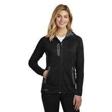 Eddie Bauer (R) Ladies Sport Hooded Full - Zip Fleece Jacket