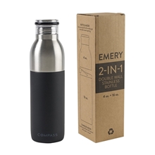 Emery 2- in -1 Double Wall Stainless Bottle - 20 oz