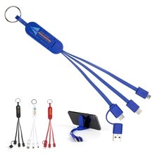 Escalante 3- in -1 Cell Phone Charging Cable with Type C Adapter and Phone Stand