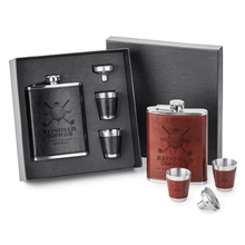 Fabrizio 4 - Piece Flask Gift Set