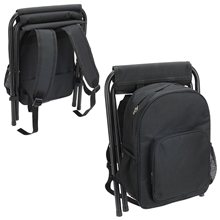 Fieldcrest Cooler Backpack with Folding Stool