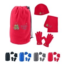 100 Polyester Fleece Winter Set