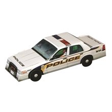 Foldable Die - Cut Police Car, Full Color Digital