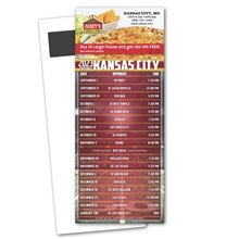 Football Schedule Magnetic Stick Up Card