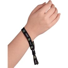 Full Color 1/2 Wristband w / Slide Clip