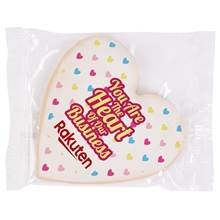 Full Color Custom Printed Cookie - Heart