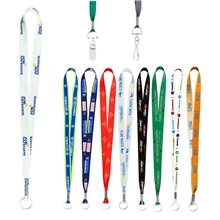 Full Color Imprint Smooth Dye - Sublimation Lanyard - 3/4
