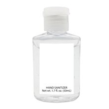 Promotional Gel Sanitizer In Square Bottle - 1.7 oz