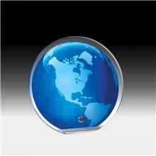 Globe Graphic Award - 6 1/2 Dia